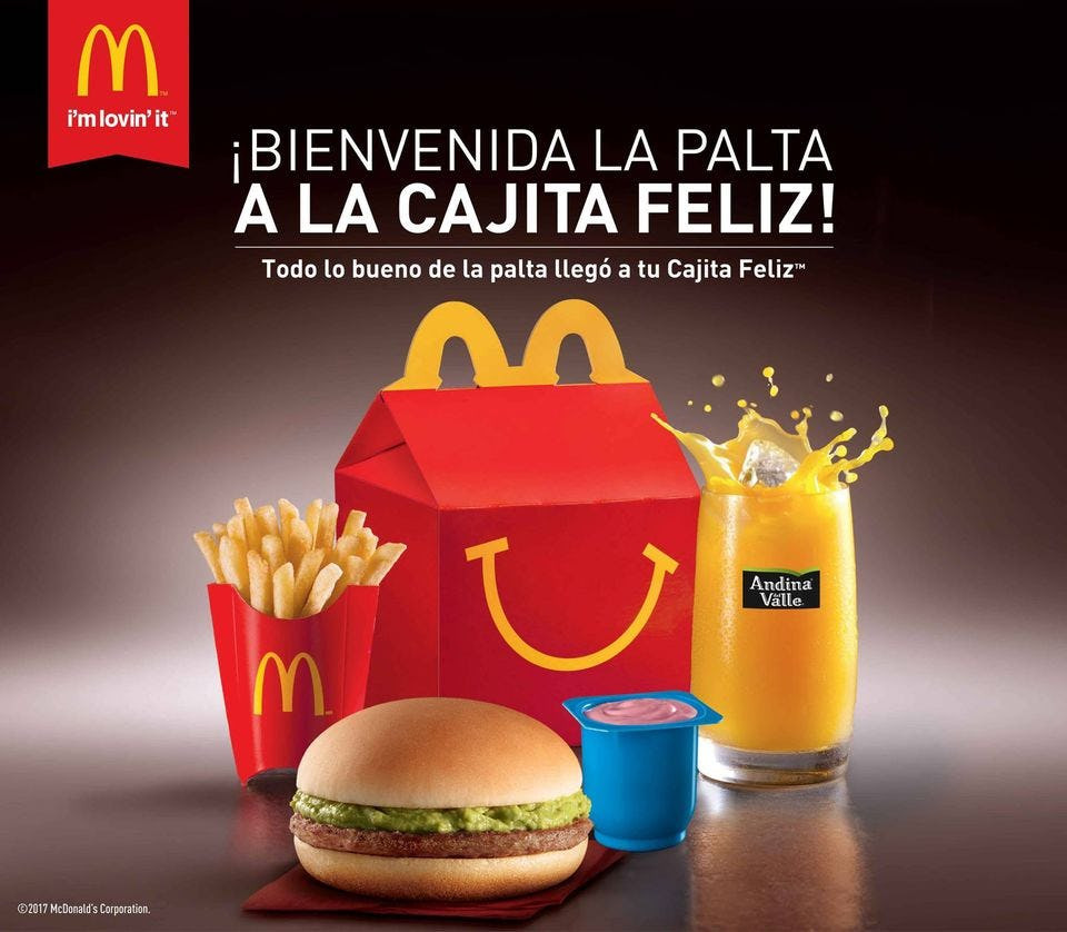 Mcdonalds happy meal