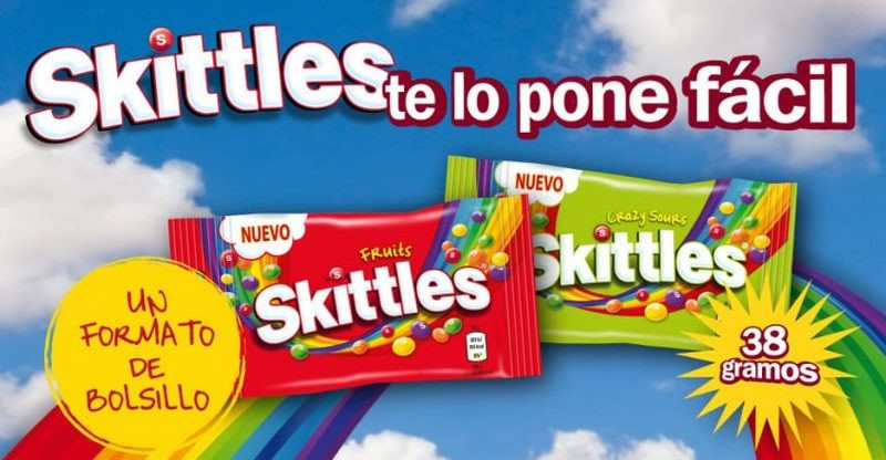 Skittkes ejemplo anuncio publicitario